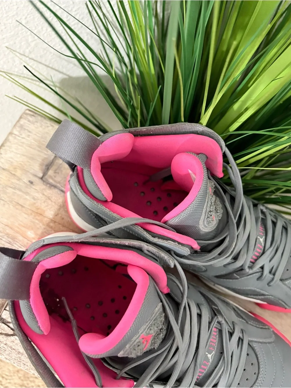 Jordan Two Trey Gray/Pink Sneakers